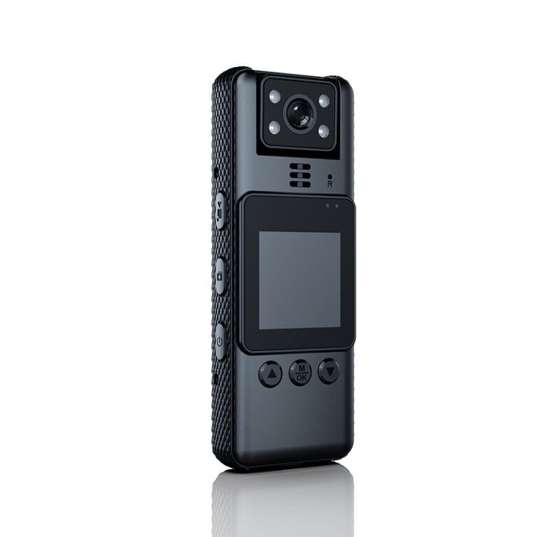 roratable lens body camera