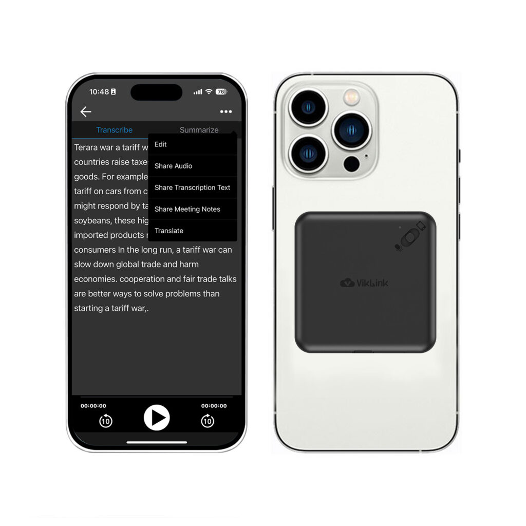 AI translate MagSafe Voice Recorder